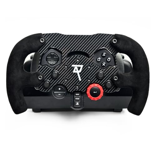 RaceAct Racing F1 Wheel Mod Add-On for Logitech G29 G920 & G923 Formula Style Sim Racing Steering Wheel Upgrade with Ergonomic Grip Professional Simulator Mod Gift for Sim Racers