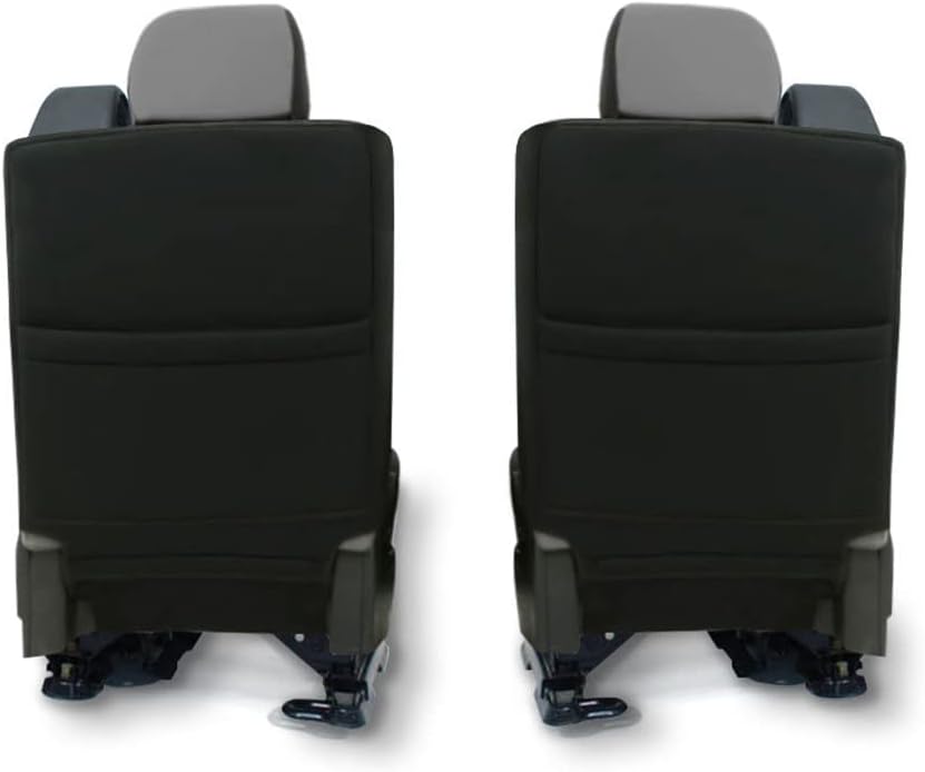 CarsCover Custom Fit 2004-2008 Ford F150 Pickup Truck Neoprene Car Front Seat Covers Gray & Black Sides Driver & Passenger Cover