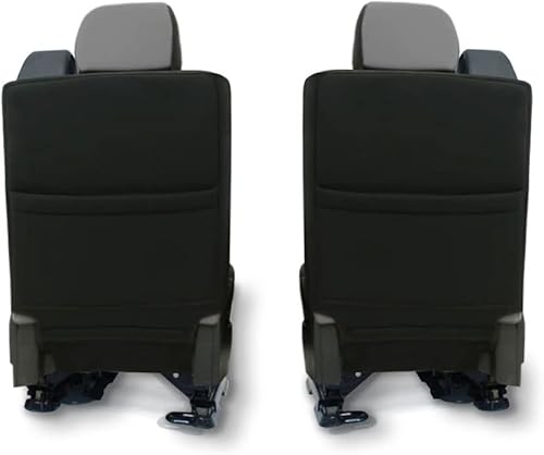 Miniatura 2 de CarsCover Fundas para asiento delantero de auto, de neoprene, hecho a medida para Ford F150 F250 F350, Pickup, color gris y negro, para asiento del