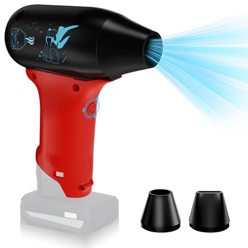 Mini soplador de 12 V, mini soplador para Milwaukee, compatible con soplador de hojas, 130000 rpm, batería de litio, chorro seco, para limpieza de PC, teclado y coche