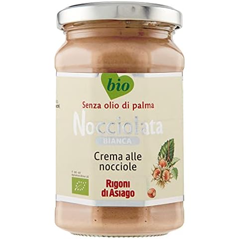 Rigoni di Asiago BIO Nocciolata Bianca White Chocolate 270g Spread The Hazelnut Hazelnut Spread Cream Cover