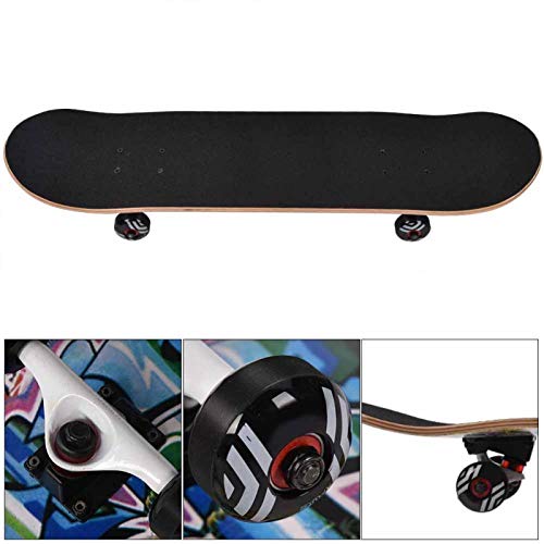 Skateboard 8-laags dekken voor beginners en pro, 31,5"x 8,27" compleet standaard skatebord voor kinderen, volwassenen, esdoorn dubbeldek skateboards, longboard skateboards - Afbeelding 7