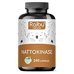 Raibu Nattokinase - Alto Dosaggio 100 mg (Nattokinase 20.000 FU/g) - Natto Giapponese da Soia, 8 Mesi di Fornitura - 240 Capsule, Testato in Laboratorio e Vegano - Senza Additivi