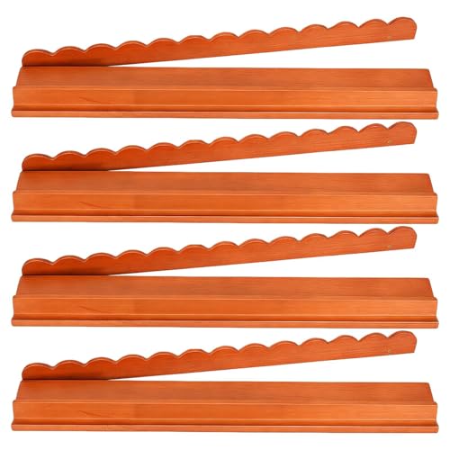 Racks de mahjong anti-glisse : fixations magnétiques en bois 4 pièces