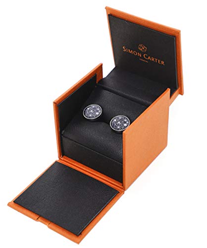 Mancuernillas Simon Carter Galaxy Azules Talla Única miniatura 2