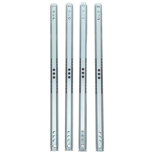 Guías para cajones con rodamientos de bolas y riel de extensión completa de 12.2" 2