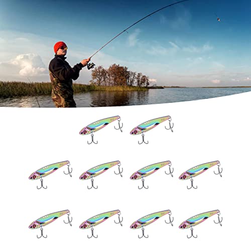 Leurre de pêche en alliage d'aluminium haute simulation de forme poisson