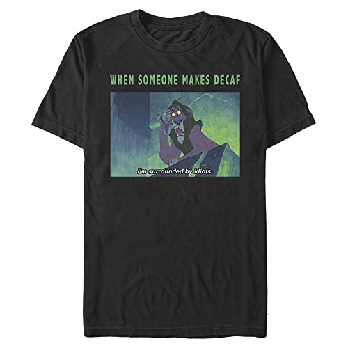 T-Shirt Homme Disney anti-déformation imprimé Scar pour éviter les hauts fades