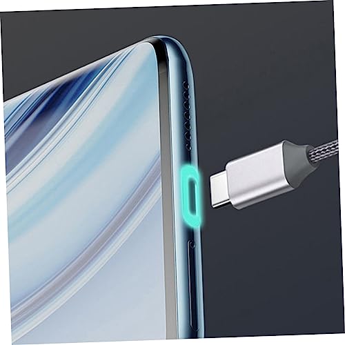Protector de cargador luminiscente Hemobllo de film fluorescente para interfaz de cable móvil 4
