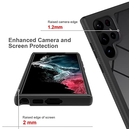 JIAFEI Cover per Samsung Galaxy S23 Ultra 5G, [con...