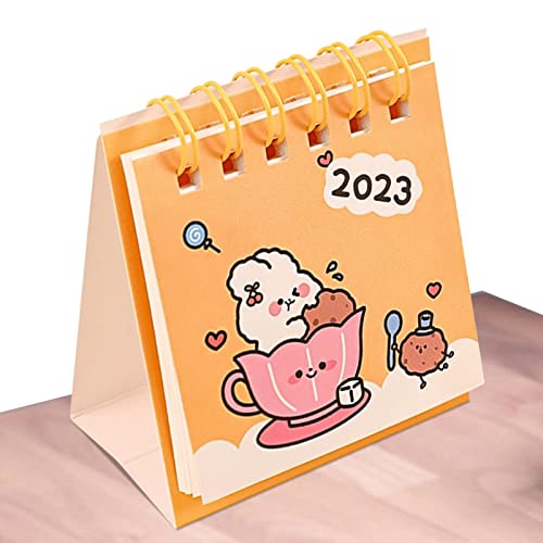 itrimaka Mini Calendario de Escritorio 2023,Calendario de Escritorio pequeño de Julio de 2022 a diciembre de 2023 - Calendario Plegable de Escritorio 2022-2023, Mini Calendario Diario para planificar Cover