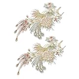 Patchs à coudre : tissu brodé de qualité, cousez facilement un cadeau pour vos amis ou votre famille qui aiment la couture ou le bricolage, patchs brodés pour vêtements