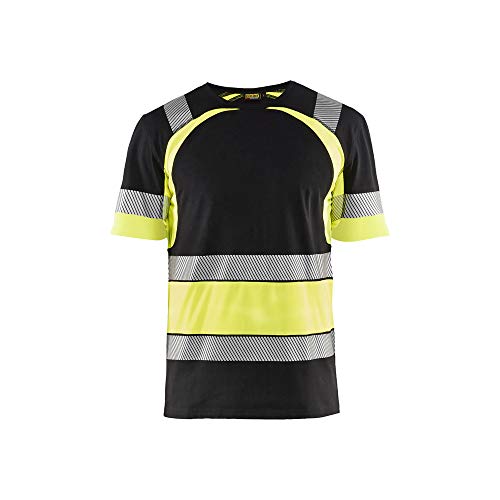Camiseta reflectante bicolor Blaklader 342110309933S talla S negro y amarillo