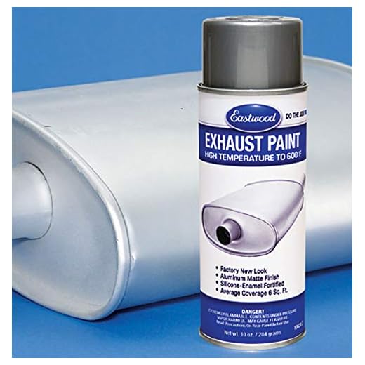 Eastwood Acrylic Exhaust Aluminum Silver Color Lacquer Exhaust Paint Aerosol