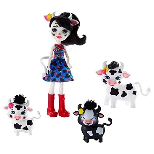 Poupée Enchantimals | Collines Fertiles | Cambrie Vache | Ricotta, Mac & Cheese