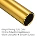 PATIKIL Aluminum Relay Batons, 4 Pcs Field Track Relay Events Baton for Race Gym Track and Field Equipment Class Games Outdoor Sports Running Practice, Gold