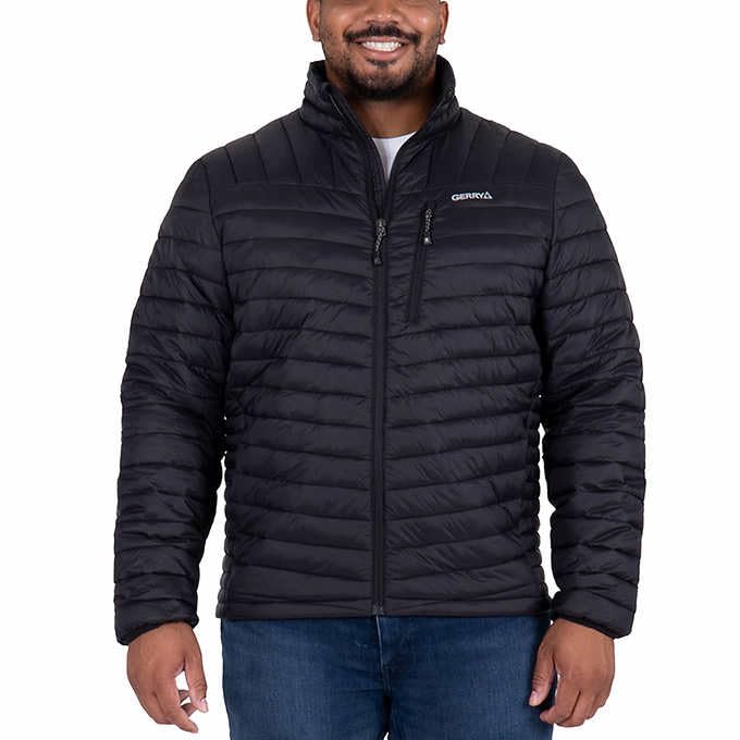 Gerry Men Lightweight PufferJacket (Black, M)3