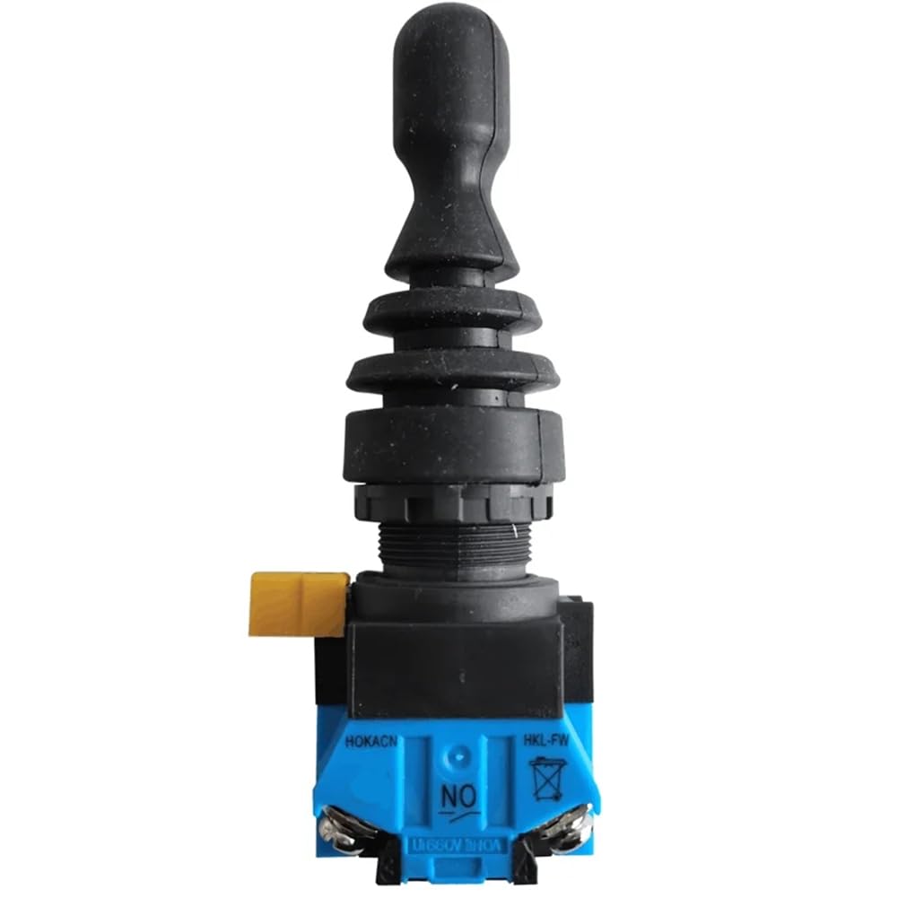 Jnchdghwa As Shown Momentary Rocker Switch 22Mm Joystick 2 Position 2 Normally Open Latching/Reset Single Lever Momentary Hkl-Fw12