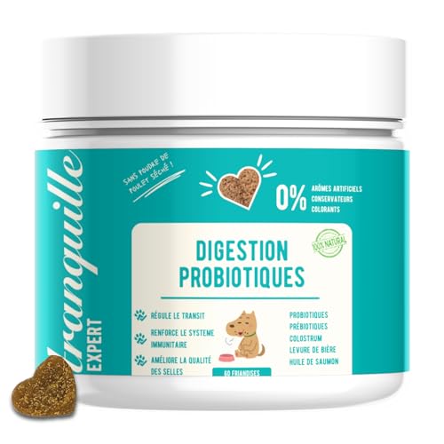 Tranquille Expert Digestion - Friandises Probiotiques pour Chiens...