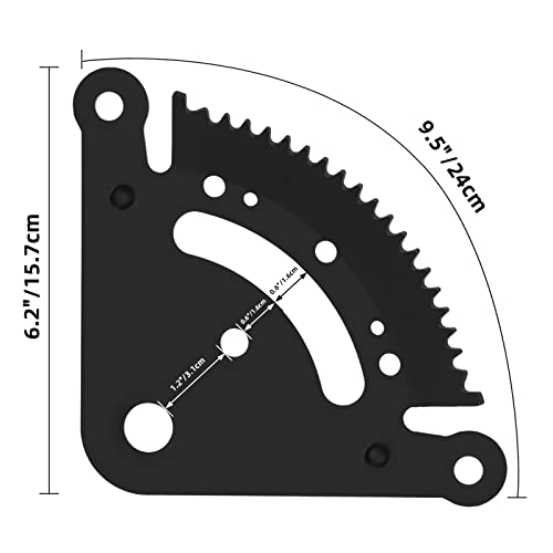 19 Teeth Steering Sector Gear Kit Compatible with John Deere Lawn Tractor John Deere D100 D105 D110 D120 D125 D130 D140 D150 D160 D170 with Pinion Gear & Bushing, Direct Replace - Image 5