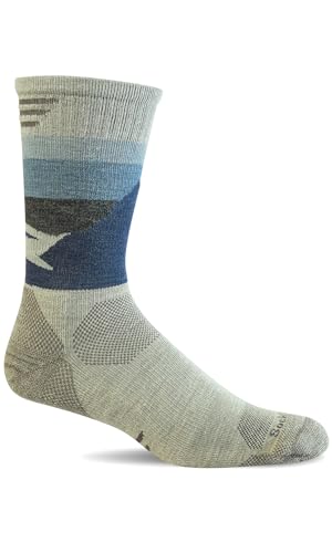 Sockwell Men's Modern Mountain Crew Moderate Compression Sock