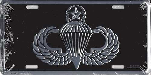 Army Master Paratrooper Wings License Plate