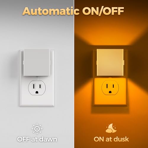 Image of DORESshop LED Night Lights Plug into Wall [2 Pack],Plug in Nightlight