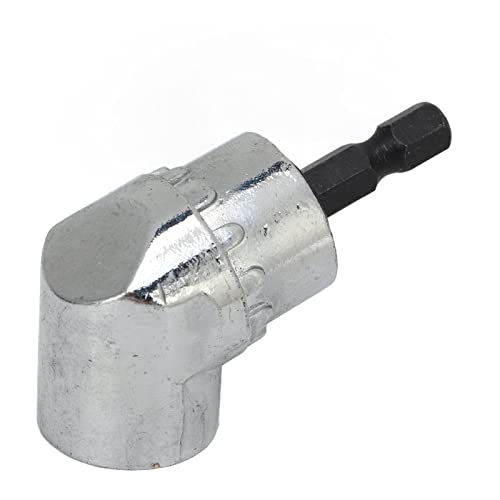 Respicefinem Screwdriver Angle Bit 105° Turn Electric Drill Accessory Attachment Extension 1/4in Hex