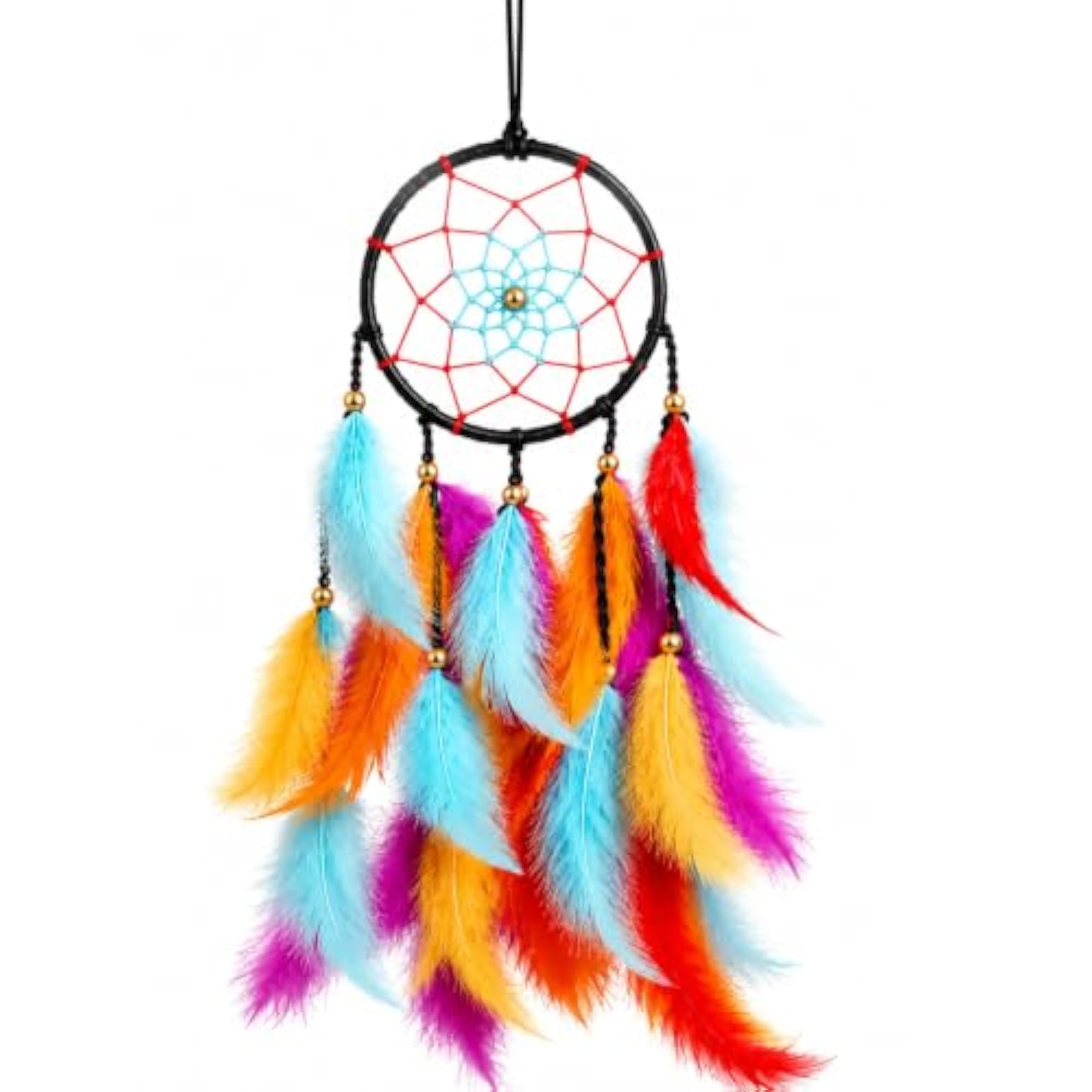 Handmade Boho Feather Dream Catcher for Home Decor