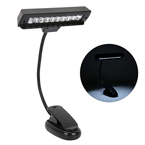 Música de Orquestra Portátil, Clipe de Pescoço Leve e Flexível Em Suporte USB Lâmpada LED de Leitura