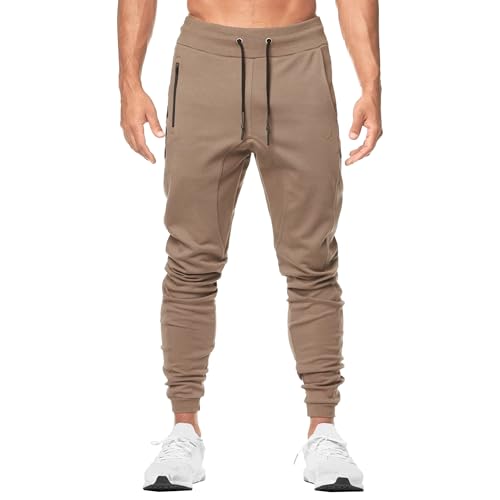 Men's Solid Stretch Sweatpants Pants Comfort Jogging Outdoor Pants Hiking Basic Athletic Trousers
