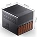 JONSBO N5 NAS Pc Case, E-ATX,12HDD+4SSD Drive Bay GPU HP Host, Supports Max. 4 GPU,E-A.TX(330mm) MB/ATX PSU Supports, with 3 Fans Built-in, 8 Slots PCI, Solid Wood Veneer Computer Case,Home Server