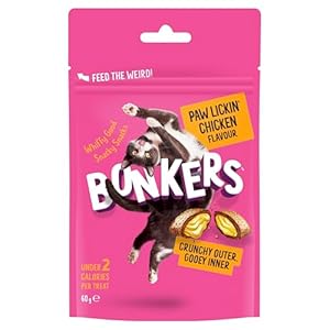 Bonkers Paw Lickin Chicken Flavour Cat Treats 60g