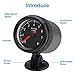 2 in 52mm 0-8000 RPM 12V Car Tachometer Gauge with LED Display for Most Cars and Motorcycles, Black