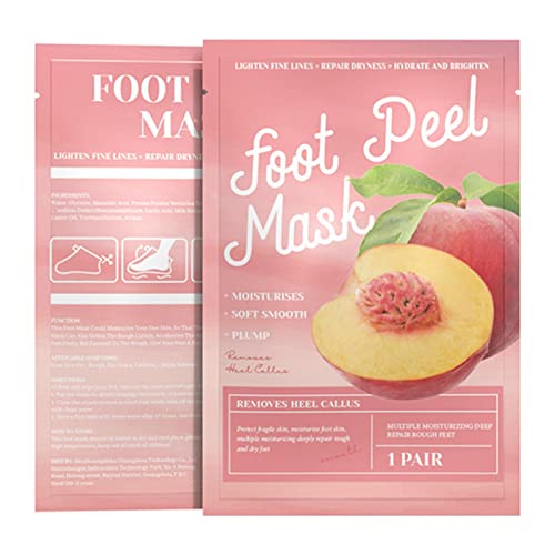 Foot Peel Masque callos - Mascarilla para pies secos y agrietados - Los talones reparación Foot Makque disfrutan pies suaves y suaves para pies suaves y suaves
