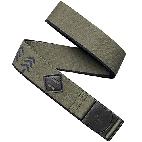 Arcade The Original Unisex Adventure Belt, Repreve Elastic Webbing, Non-Metal Travel Friendly Buckle, Blackwood - Ivy Green #TOP11