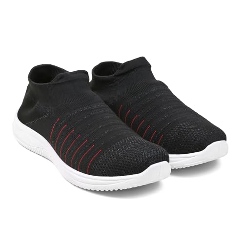 Image of XENIX Light Weight Breathable Knitted Men Socks /Slip-on Sports Shoes for Jogging & Cycling, Training |Premium Socks Sports Shoes|Eva Socks Knitted Running Shoes