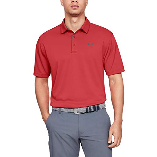 Image of Under Armour Men's Polyester Solid Tech Polo | T-Shirt | 1290140-001