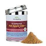 Herbaria Hot Apple Cider bio 100g M-Dose - fertige Bio-Gewürzmischung für Apfelpunsch, Apfelwein und herrliche Winter-Cocktails - in nachhaltiger Aromaschutz-Dose