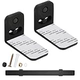 Universal Sound Bar Mount Brackets, Heavy Duty Wall Mount & Under TV Shelf for Samsung, Sony, LG, Vizio, Bose, JBL, Polk Audio, Roku, Holds up to 33lbs