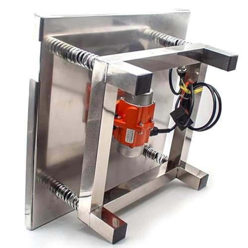 Plataforma Vibratoria para Hormigón, Banco de Pruebas con Vibración de 3000-3600 rpm y Mini Vibrador de Acero Inoxidable para Placas Planas, Máquina Pequeña para Hormigón (35 x 35 cm) miniatura 5