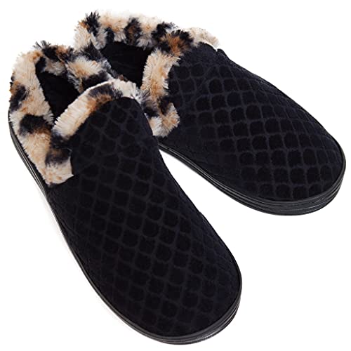Pantufa Feminina mocassim preto Solado Borracha 37 a 38