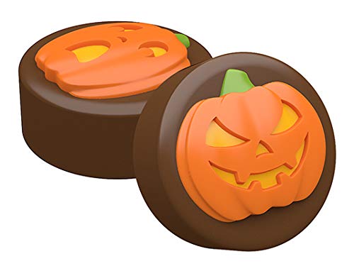 SpinningLeaf Molde de calabaza espeluznante para sándwich de galletas de chocolate y caramelos
