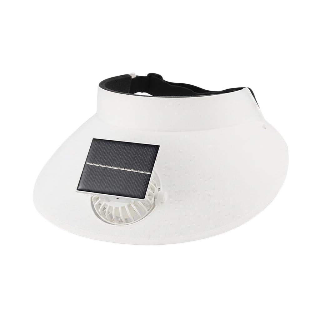 drumstone 5 𝒀𝒆𝒂𝒓𝒔 𝑾𝒂𝒓𝒓𝒂𝒏𝒕𝒚Portable Sun Visor Hat with USB Rechargeable Fan, Wide Brim UPF 50+ UV Protection Cooling Cap for Beach Travel Gardening Hiking Sports Outdoor Summer Use-picture-17