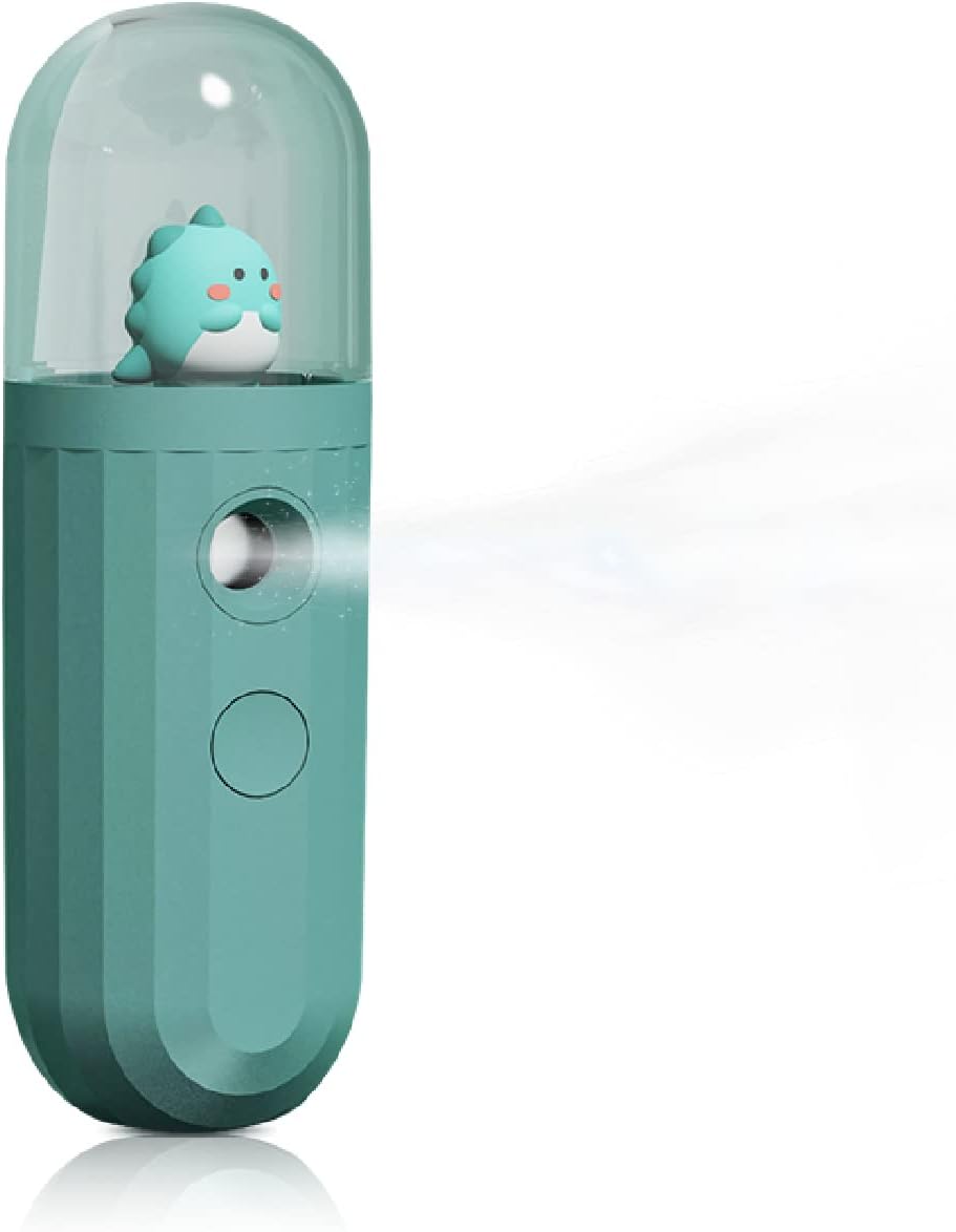 Nano Mister, Mate2GO Eyelash Nebulizer Nano Facial Mister Cool Mist Steamer Handy Mist Sprayer Moisturizing & Hydrating for Skin Care, Makeup, Eyelash Extensions, USB Rechargeable – Green Nano Mister, Mate2GO Eyelash Nebulizer Nano Facial Mister Cool Mist Steamer Handy Mist Sprayer Moisturizing & Hydrating for Skin Care, Makeup, Eyelash Extensions, USB Rechargeable – Green