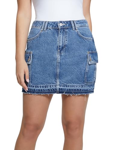 Jupe luxe Guess Vivette pour femme : coupe haute couture et tissu premium