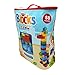 STJOYOPY 88PCS Big Building Blocks with Blue Building Bag Educational STEM Toys Gift for Kids and Toddlers