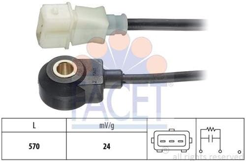 FACET IGNITION KNOCK (DETONATION) SENSOR 9.3015 Compatible with FORD #OEM 1029801/ 95VW12A699AA