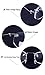 Pack of 2 Unisexo Gafas de Lectura sin Montura +1.0(45-49 años) para...