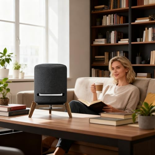 Support en bois Echo Studio anti-vibration pour bureau stable